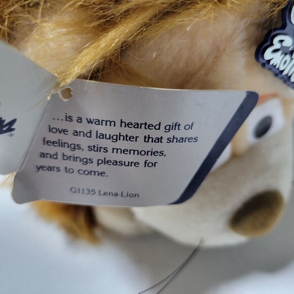 Vintage 80s Emotions Mattel Lion 7 Inch Plush Sad Face Stuffed Animal Toy - Picture 10 of 12